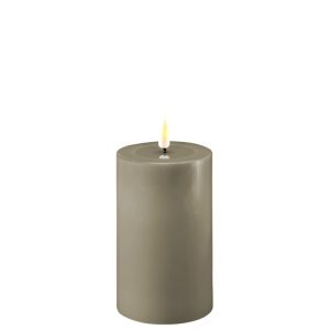 Deluxe Blockljus 12,5cm Sand